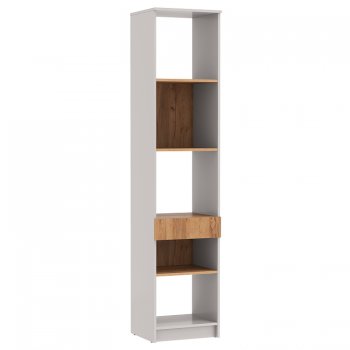 Стеллаж 89.21 Прайм (высокий с ящиком) (Олмеко) в Реж - rezh.mebel-e96.ru