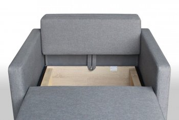 Кресло-кровать Реал 80 с подлокотниками (Коричневый микровелюр) в Реж - rezh.mebel-e96.ru