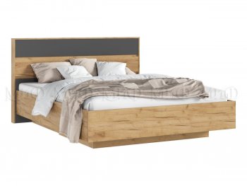 Кровать парящая Роджина крафт/графит (Миф) в Реж - rezh.mebel-e96.ru