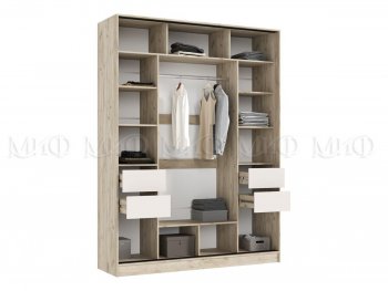 Спальный гарнитур Роджина крафт серый/кашемир, модульный (Миф) в Реж - rezh.mebel-e96.ru