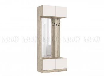 Прихожая Роджина крафт серый/кашемир (Миф) в Реж - rezh.mebel-e96.ru
