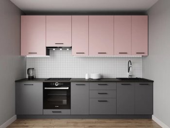 Кухонный гарнитур высокий Роза 3000 мм (Санвут) в Реж - rezh.mebel-e96.ru