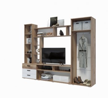 Стенка Крокус белый (Эра) в Реж - rezh.mebel-e96.ru