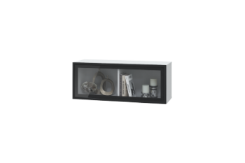 Шкаф горизонтальный с 1 стеклянной дверкой (900) Шарлиз (Можга) в Реж - rezh.mebel-e96.ru | фото
