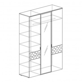 Шкаф 3-дверный Дели 71 (Яна) в Реж - rezh.mebel-e96.ru