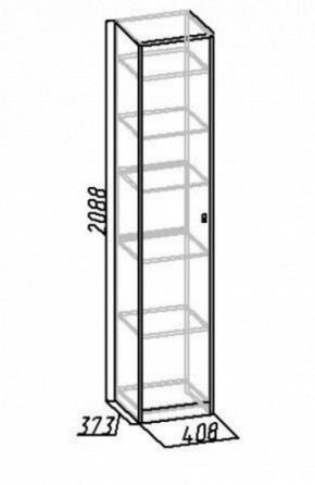 Шкаф для белья Комфорт 7 в Реж - rezh.mebel-e96.ru