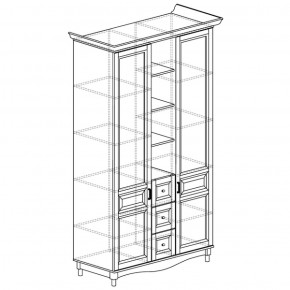 Шкаф многоцелевой Прованс 400 (Яна) в Реж - rezh.mebel-e96.ru