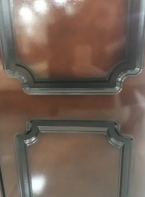 Шкаф 1600 мм ШК-4 с 2 зерк. ЛАК Орех Тёмный (БМ) в Реж - rezh.mebel-e96.ru