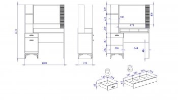 Столик туалетный Сиде (СБК) в Реж - rezh.mebel-e96.ru