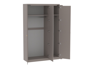 Шкаф 1400 мм 3-дверный Сиде (СБК) в Реж - rezh.mebel-e96.ru