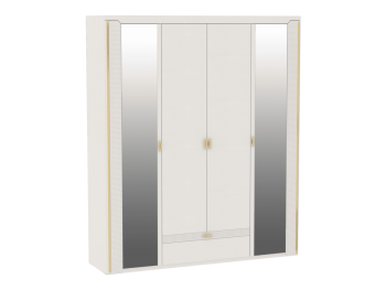 Спальный гарнитур Сиде Белый, модульный (СБК) в Реж - rezh.mebel-e96.ru