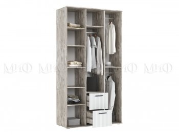 Шкаф 1200 мм Сильвия, дуб юкон/кашемир (Миф) в Реж - rezh.mebel-e96.ru