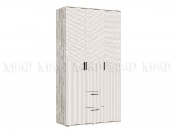 Шкаф 1200 мм Сильвия, дуб юкон/кашемир (Миф) в Реж - rezh.mebel-e96.ru