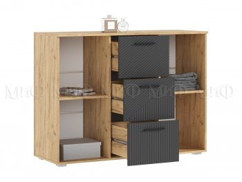 Комод Сильвия, крафт/графит (Миф) в Реж - rezh.mebel-e96.ru