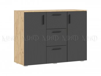 Комод Сильвия, крафт/графит (Миф) в Реж - rezh.mebel-e96.ru
