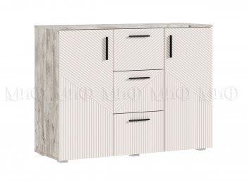 Комод Сильвия, дуб юкон/кашемир (Миф) в Реж - rezh.mebel-e96.ru