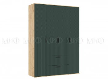 Шкаф 1600 мм Сильвия, крафт/грин (Миф) в Реж - rezh.mebel-e96.ru