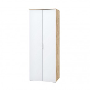 Шкаф для одежды 2х дверный 800 мм Сканди белый (МЛК) в Реж - rezh.mebel-e96.ru