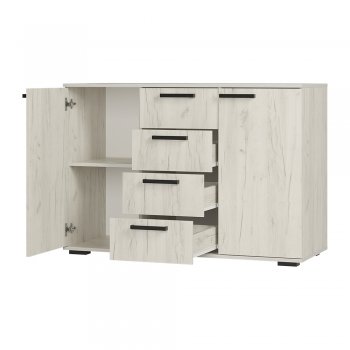 Комод Стандарт №2 NEW крафт белый  (БТС) в Реж - rezh.mebel-e96.ru