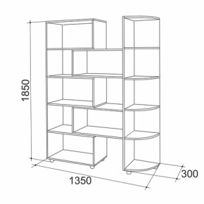 Стеллаж 2 (Мебельсон) в Реж - rezh.mebel-e96.ru