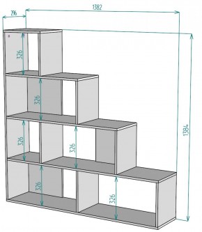 Стеллаж S65 (Белый) в Реж - rezh.mebel-e96.ru