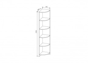 Стеллаж угловой  Сканди, СДУ370.1 (ДСВ) в Реж - rezh.mebel-e96.ru