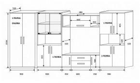 Стенка Вега 4 в Реж - rezh.mebel-e96.ru