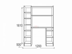 Стол письменный Омега-2 в Реж - rezh.mebel-e96.ru