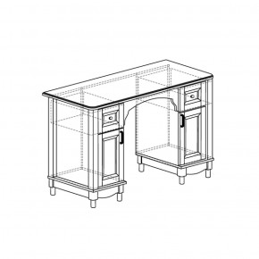 Стол письменный Прованс 410 (Яна) в Реж - rezh.mebel-e96.ru