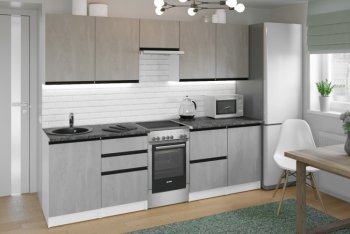 Кухонный гарнитур Сюита мега 2500 мм (Герда) в Реж - rezh.mebel-e96.ru