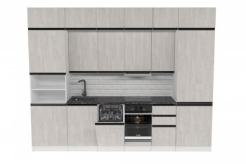 Кухонный гарнитур Сюита люкс 3000 мм (Герда) в Реж - rezh.mebel-e96.ru