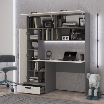 Стол компьютерный Техно графит/крафт  (БТС) в Реж - rezh.mebel-e96.ru