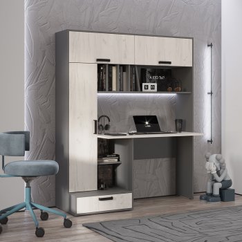 Стол компьютерный Техно графит/крафт  (БТС) в Реж - rezh.mebel-e96.ru