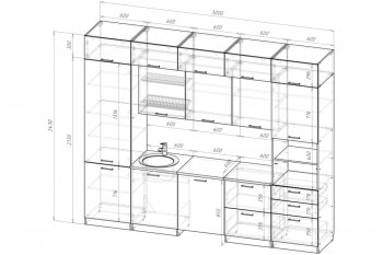 Кухонный гарнитур Терция экстра 5 3000 мм (Герда) в Реж - rezh.mebel-e96.ru