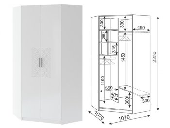 Набор подростковой мебели Тиффани модульный (Риннер) в Реж - rezh.mebel-e96.ru