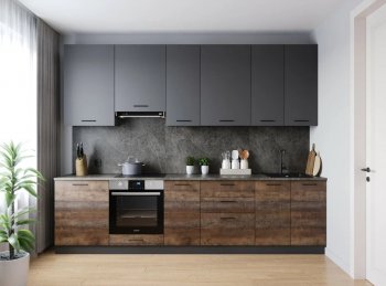 Кухонный гарнитур высокий Трансильвания 3000 мм (Санвут) в Реж - rezh.mebel-e96.ru