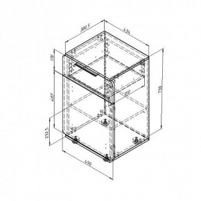 Тумба Дельта Лофт-24.01 Белый в Реж - rezh.mebel-e96.ru