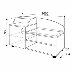 Тумба для прихожей Хит (Мебельсон) в Реж - rezh.mebel-e96.ru