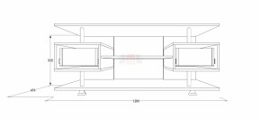 Тумба для теле-радио аппаратуры Фант 9 в Реж - rezh.mebel-e96.ru