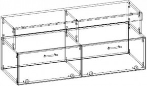 Тумба малая ТМС-1200 (Дуб сонома/Белый глянец) в Реж - rezh.mebel-e96.ru