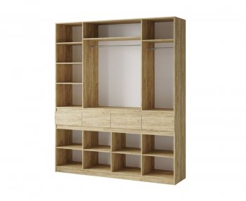 Шкаф 2000 мм Турин ЛДСП крафт серый/кашемир (ВВР) в Реж - rezh.mebel-e96.ru