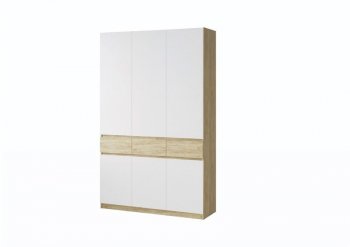 Шкаф 1500 мм Турин ЛДСП крафт/белый шагрень (ВВР) в Реж - rezh.mebel-e96.ru