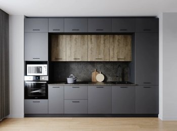 Кухонный гарнитур Умбра 3400 мм МДФ (Санвут) в Реж - rezh.mebel-e96.ru