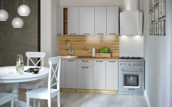 КУхонный гарнитур Валерия 1600 мм вотан/серый (Сурская) в Реж - rezh.mebel-e96.ru