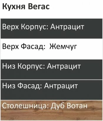 Кухонный гарнитур Вегас 2200 мм в Реж - rezh.mebel-e96.ru
