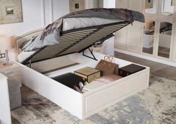 Кровать с подъемным механизмом Венеция КРПМ (ИЦ) в Реж - rezh.mebel-e96.ru | фото