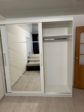 Шкаф-купе Крафт-6 белый ясень 2000 мм (БТС) в Реж - rezh.mebel-e96.ru