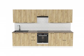 Кухонный гарнитур Янтарь 3000 мм (Герда) в Реж - rezh.mebel-e96.ru