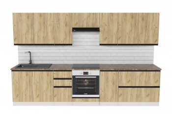 Кухонный гарнитур Янтарь экстра 3000 мм (Герда) в Реж - rezh.mebel-e96.ru