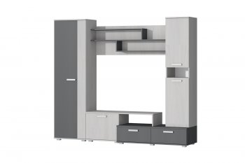 Стенка Юна анкор/графит (Зарон) в Реж - rezh.mebel-e96.ru
